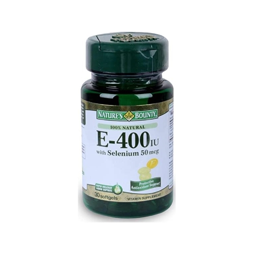 Nature's Bounty Vitamin E I.U. with Selenium 50 mg 